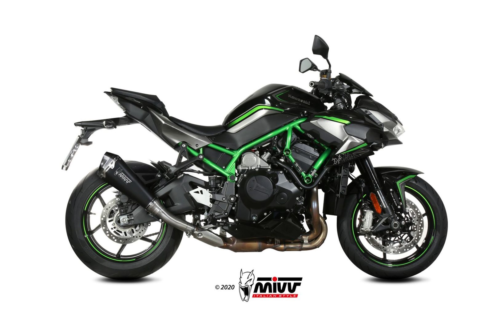 mivv-delta-race-k-053-ldrb-scarico-slip-on-per-kawasaki-z-h2-se-2020-2024 image 2
