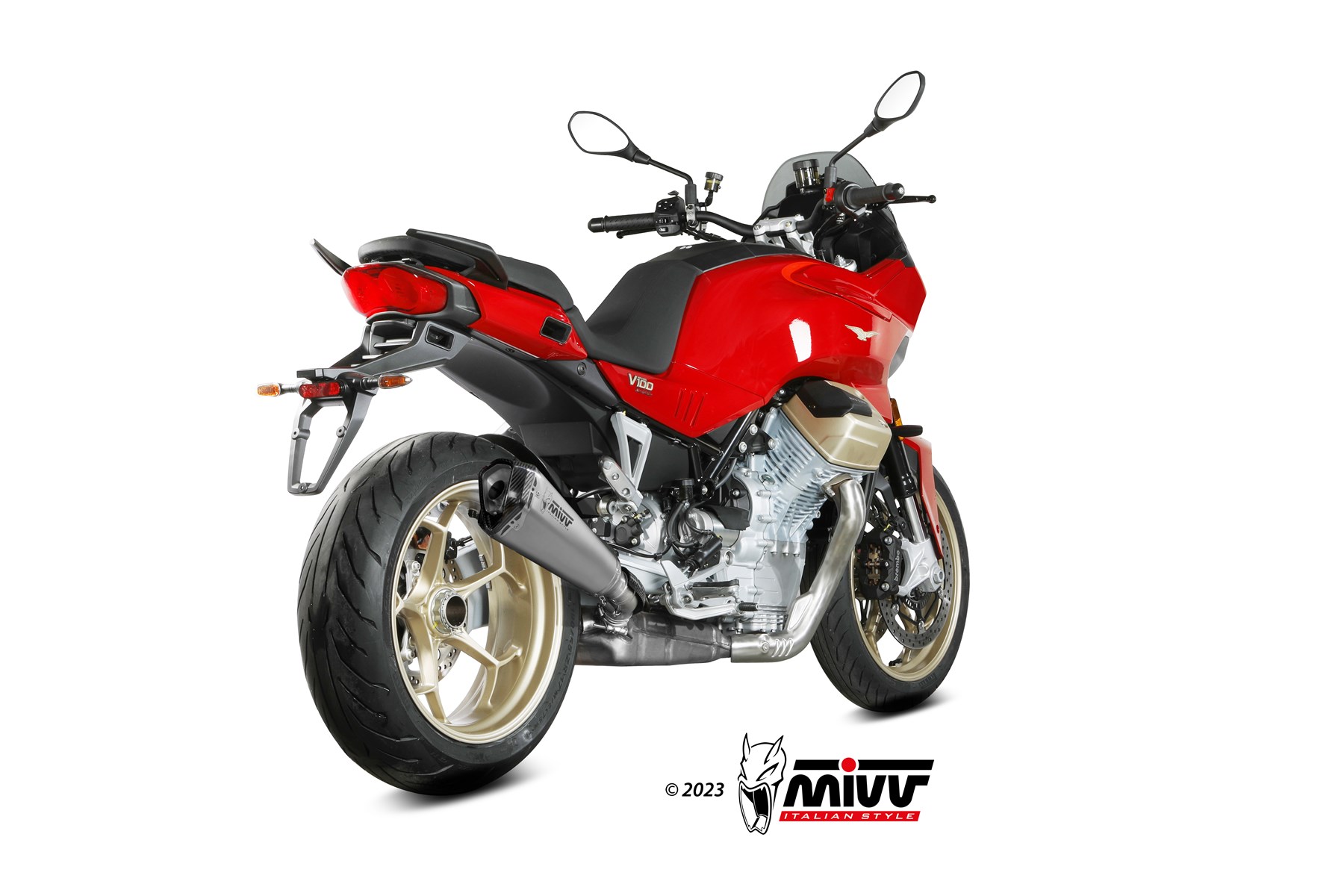 mivv-delta-race-m-015-ldrx-slip-on-per-moto-guzzi-v100-mandello-2022-2024 image 3