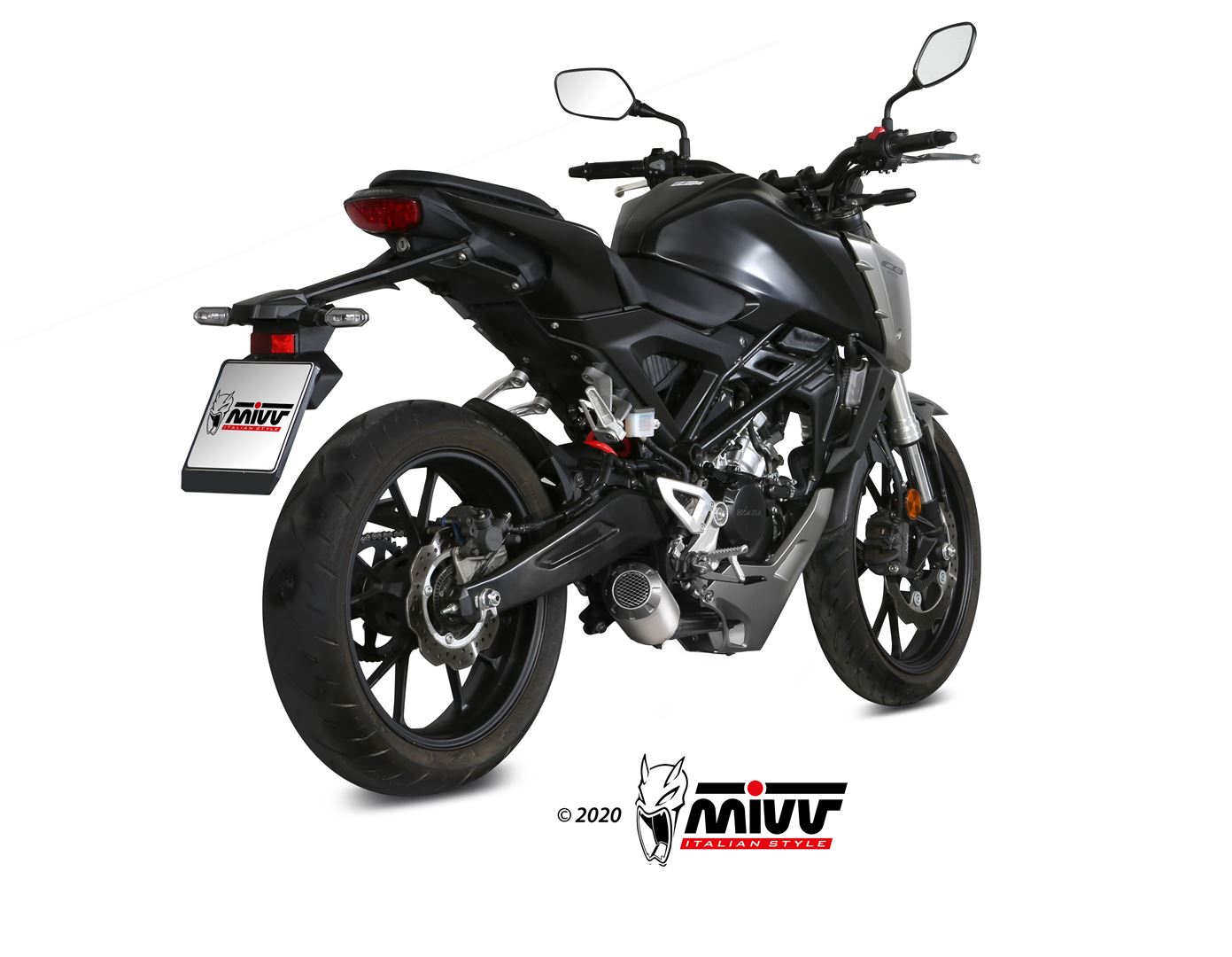 mivv-h-076-sm3x-mk3-black-slip-on-per-honda-cb-125-r image 3