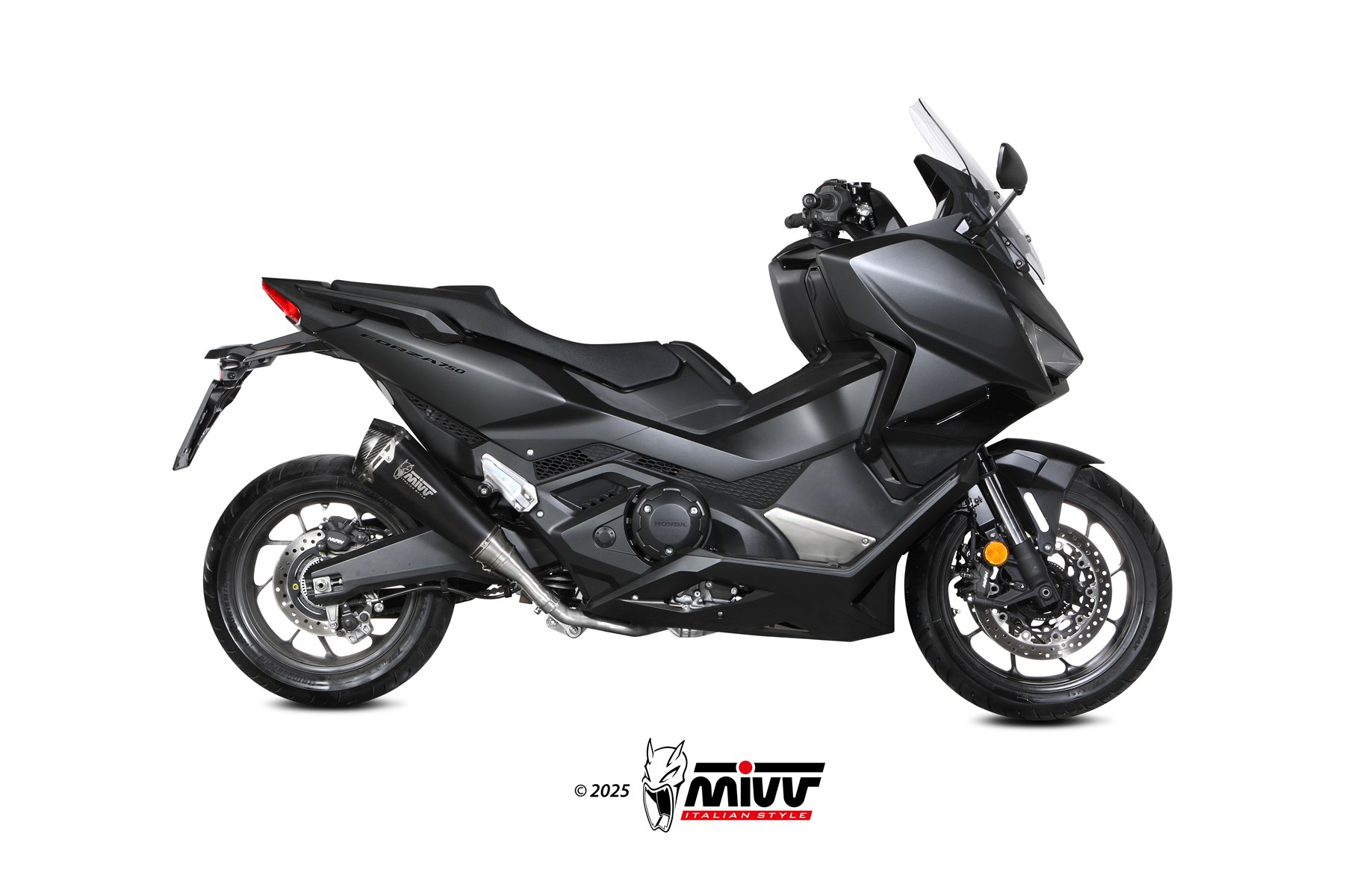 mivv-delta-race-h-080-ldrb-scarico-slip-on-honda-forza-750-2025-2026 image 2