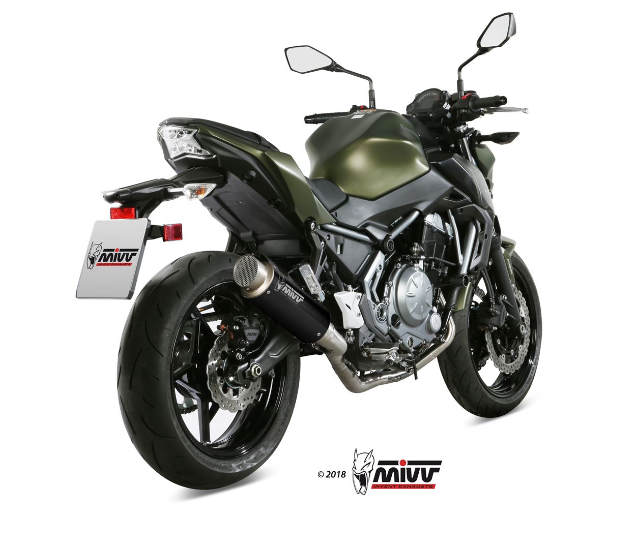 mivv-gp-pro-slip-on-kawasaki-z-650-2017-2023-black image 3