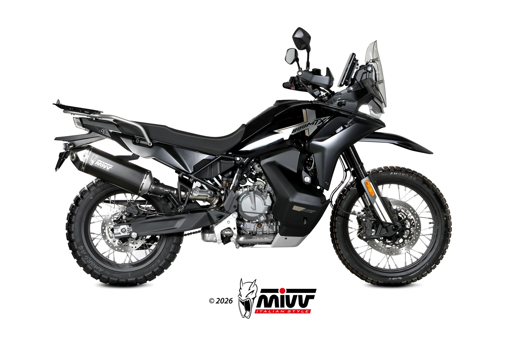 mivv-speed-edge-scarico-slip-on-cf-009-lrb-per-cf-moto-800-mt-x-2025-2026 image 2