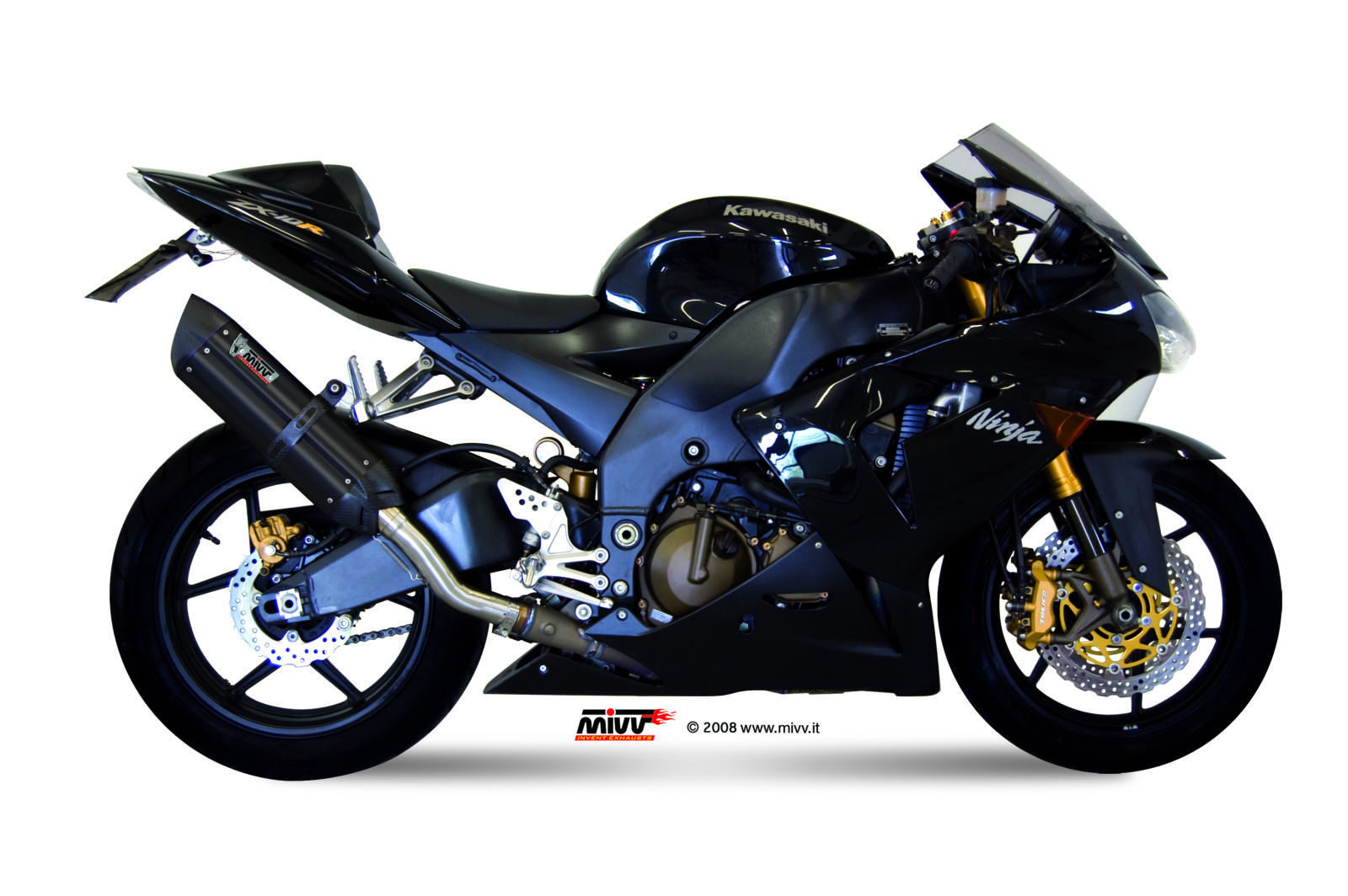 mivv-suono-k-012-l9-scarico-slip-on-nero-per-kawasaki-zx-10r-rr-se-2004-2005 image 2