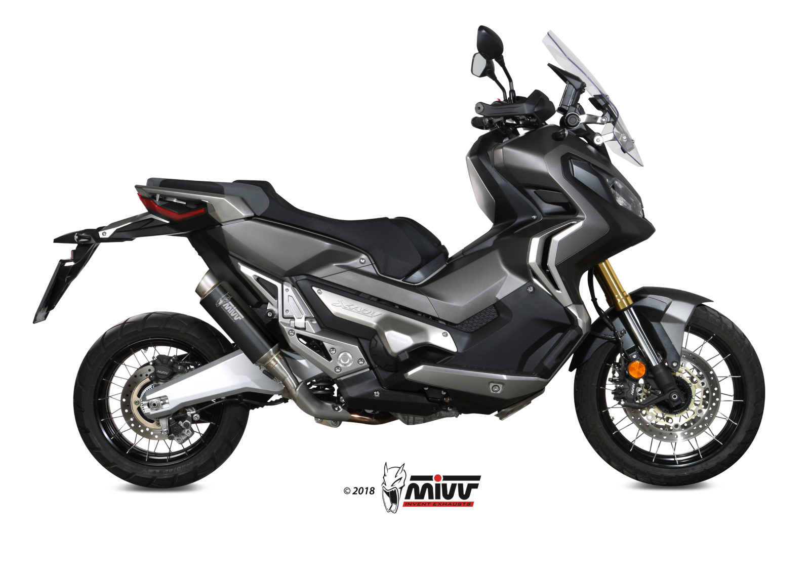 mivv-x-m1-black-scarico-slip-on-per-honda-x-adv-750-2017-2024 image 2
