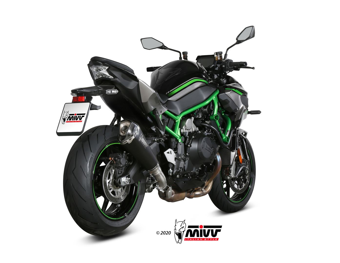 mivv-delta-race-k-053-ldrb-scarico-slip-on-per-kawasaki-z-h2-se-2020-2024 image 3