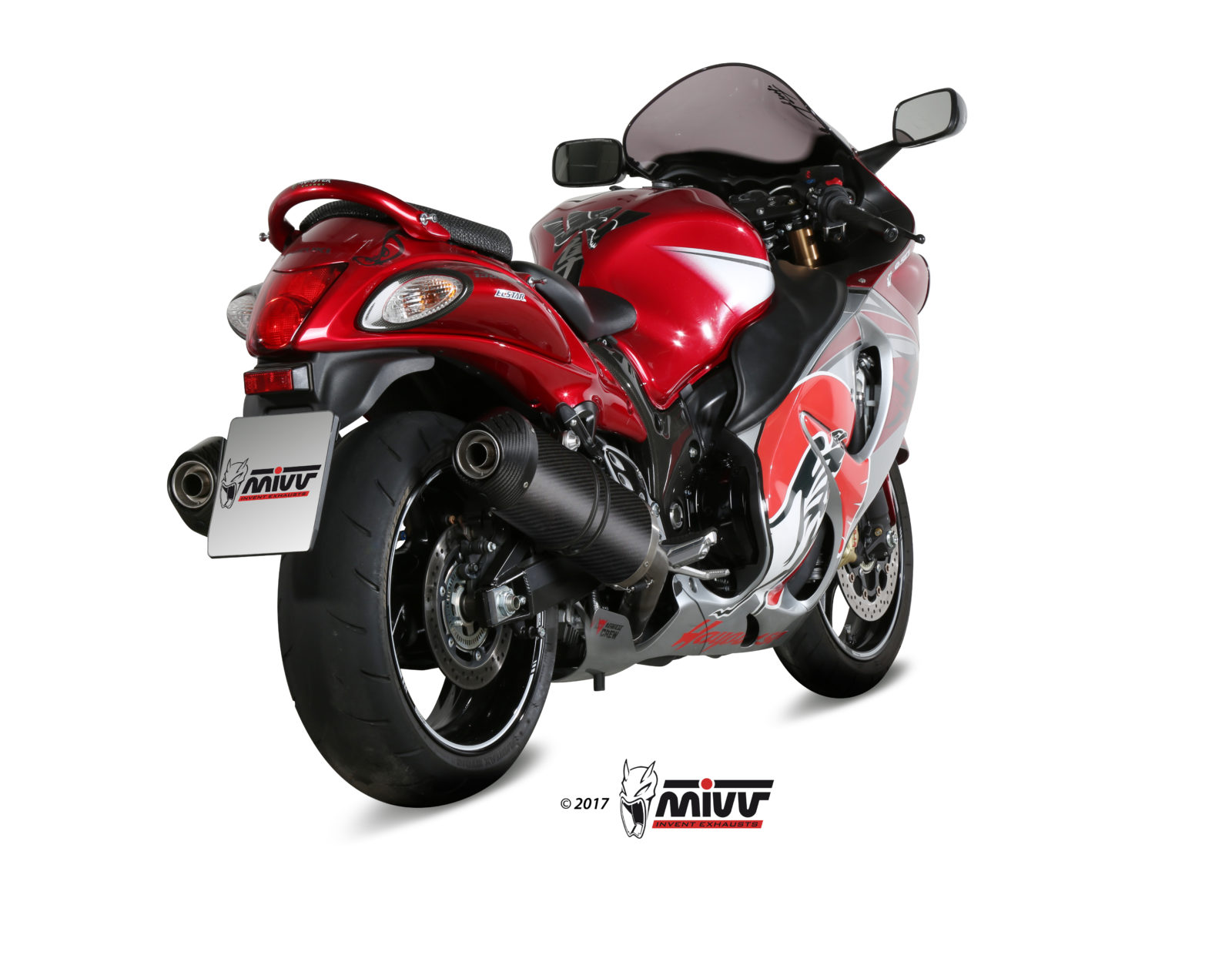 mivv-oval-carbon-slip-on-s-052-lec-per-suzuki-gsx-r-1300-hayabusa-2008-2017 image 3