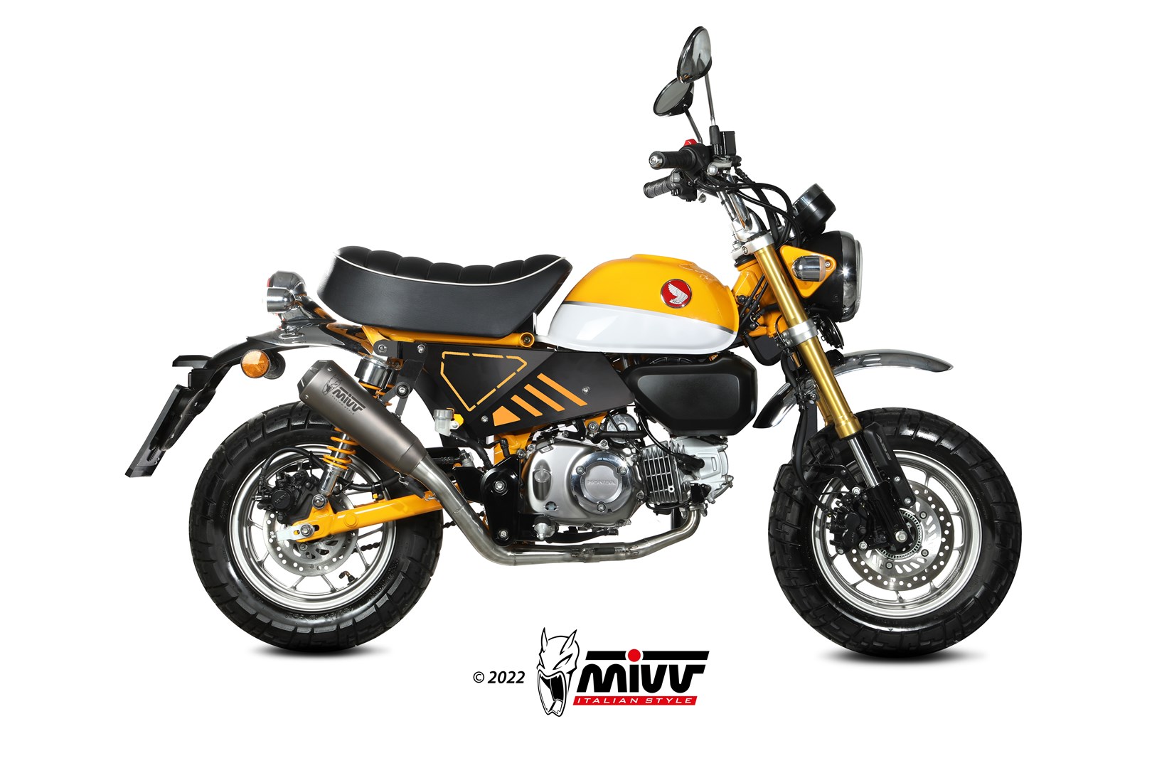 mivv-x-m1-h-082-lc4t-scarico-slip-on-per-honda-monkey-125-2018-2024 image 2