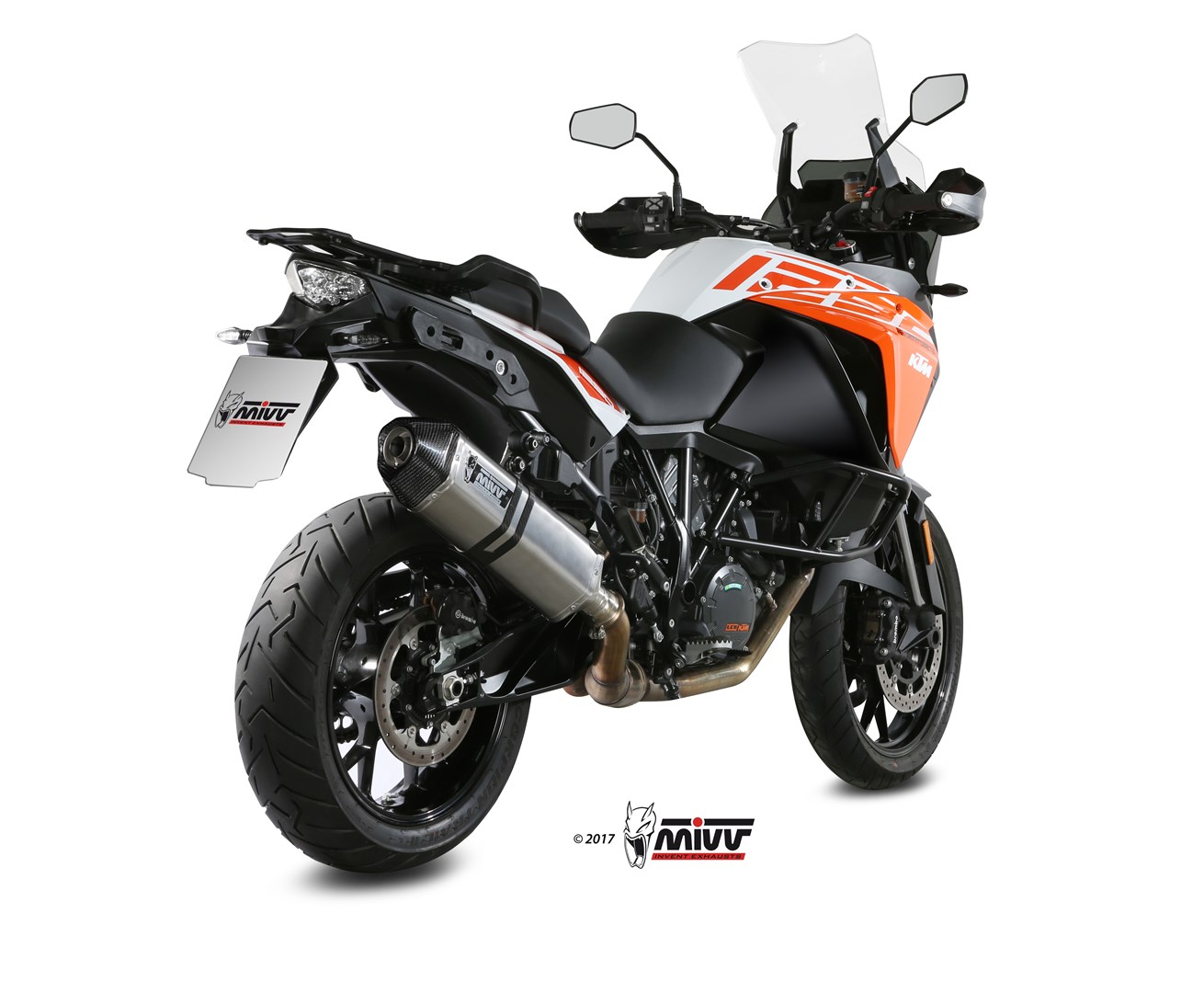 mivv-speed-edge-slip-on-kt-017-lrx-per-ktm-1290-super-adventure-r-s-t-2015-2020 image 3