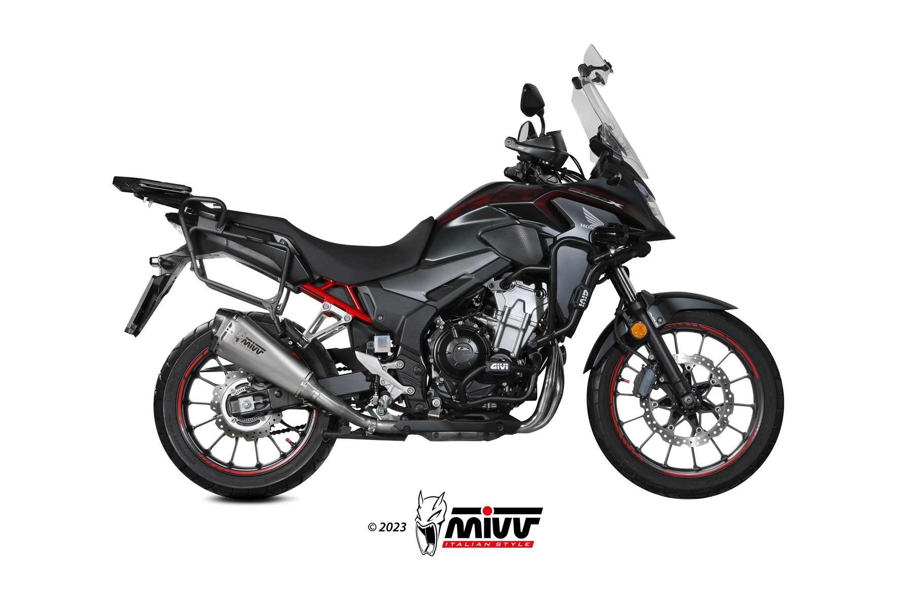 mivv-delta-race-scarico-slip-on-h-084-ldrx-per-honda-cb-500-x-2021-2024 image 2