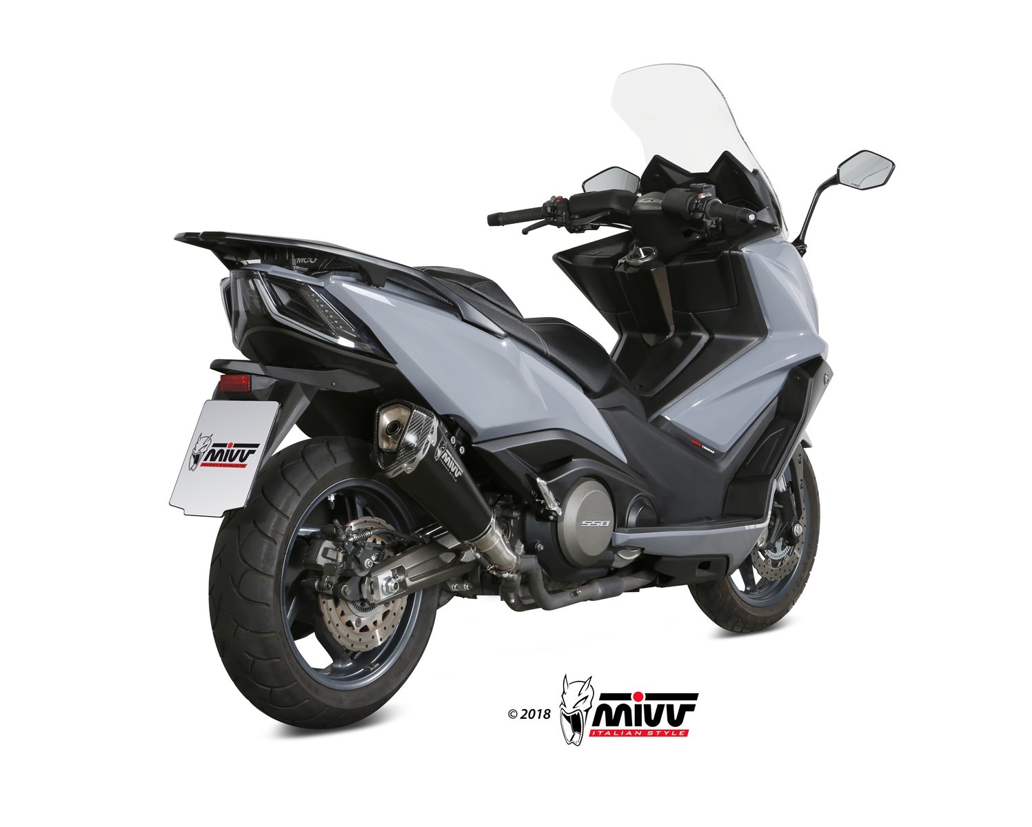 mivv-o-008-ldrb-scarico-slip-on-delta-race-per-kymco-ak-550-2017-2020 image 3