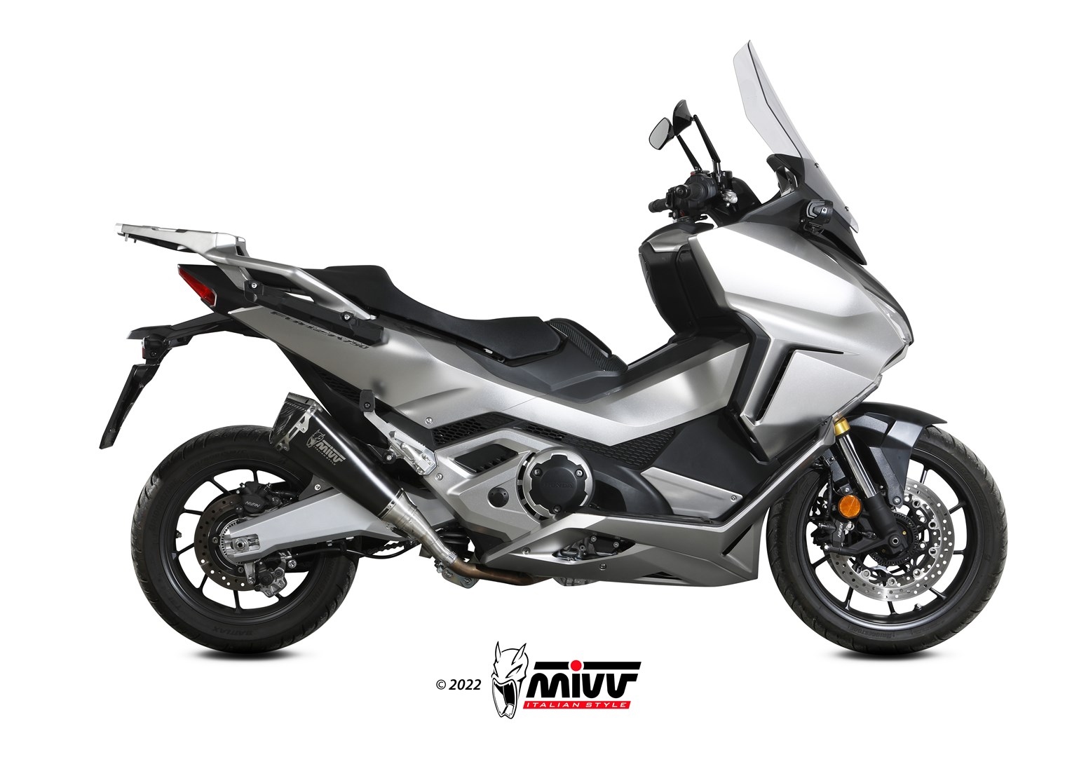 mivv-delta-race-scarico-slip-on-per-honda-forza-750-2021-2024 image 2