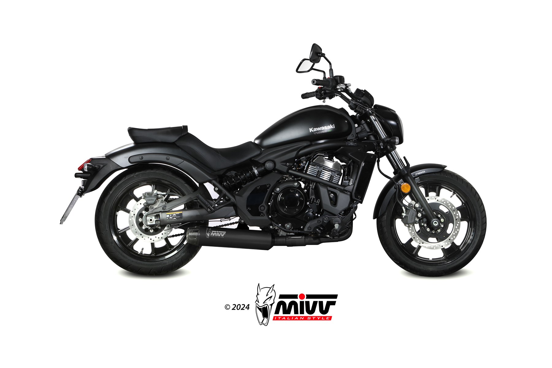 mivv-hr-1-k-060-sh1bgn-slip-on-nero-per-kawasaki-vulcan-s-2017-2023 image 2