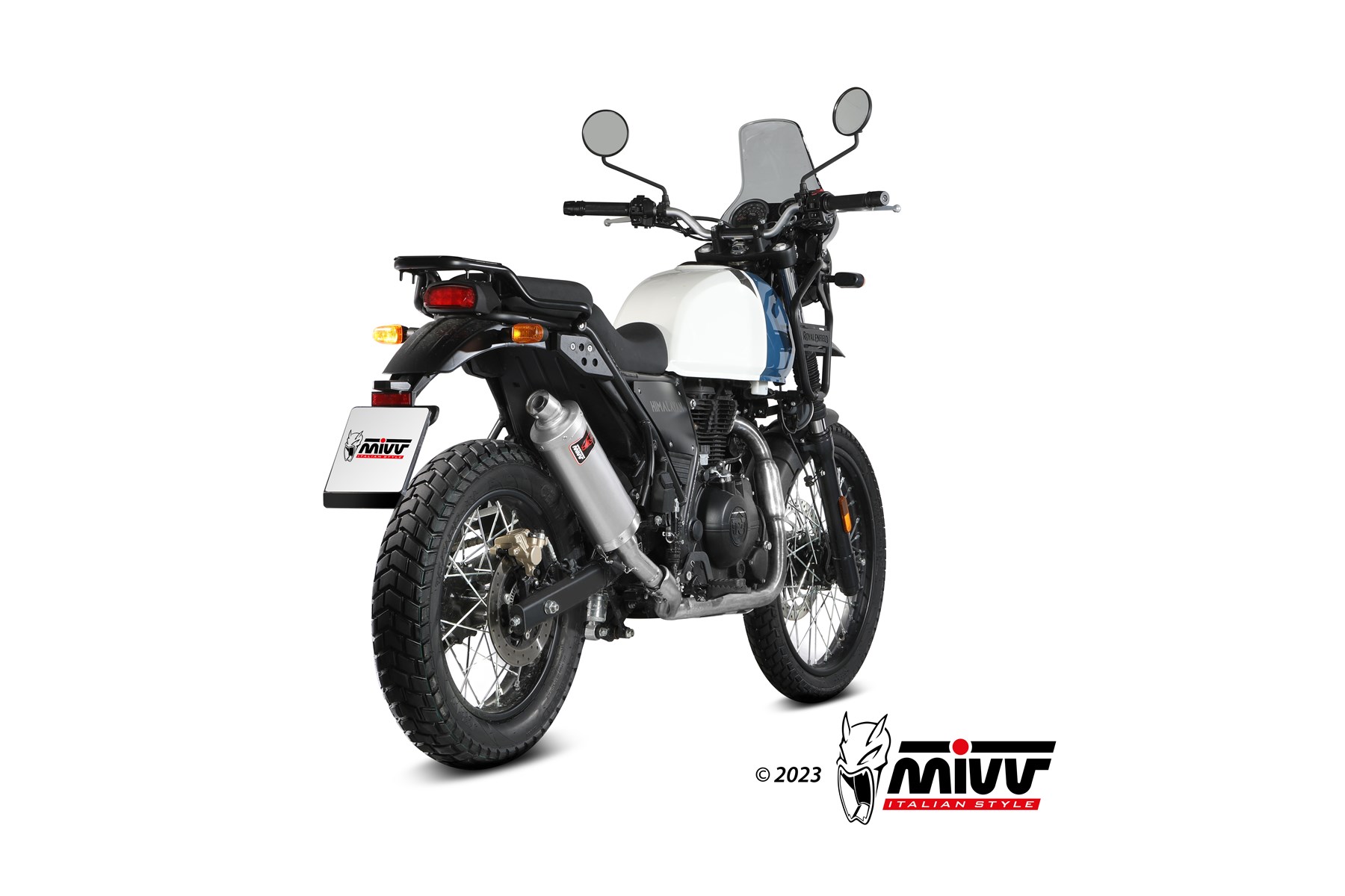 scarico-slip-on-mivv-dakar-re-003-ldkx-royal-enfield-himalayan-2021-2023 image 3