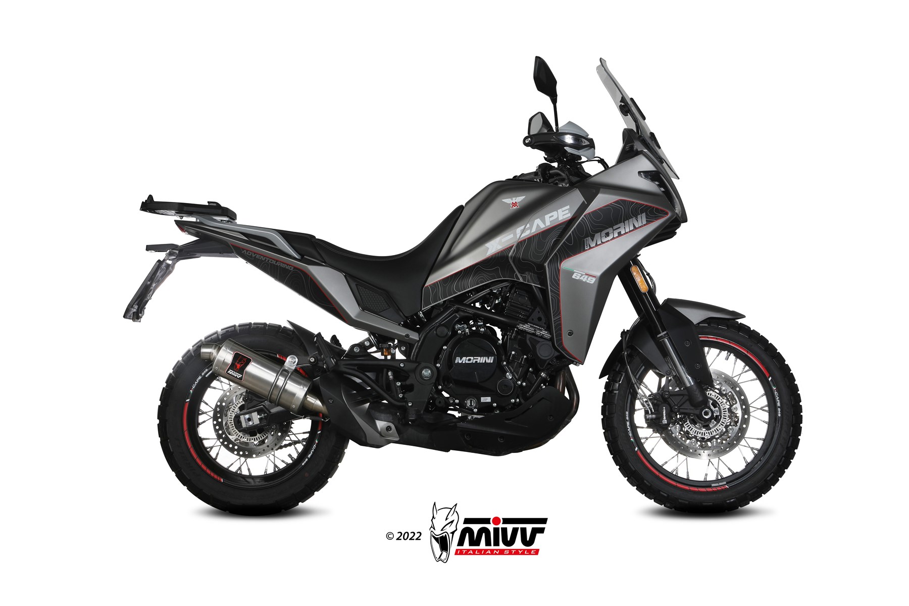 mivv-dakar-mm-001-ldkx-scarico-slip-on-per-moto-morini-x-cape-2021-2024 image 2