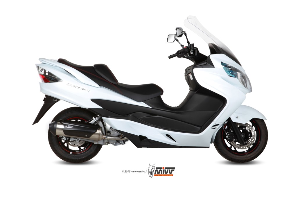 mivv-urban-c-su-0007-b-slip-on-acciaio-per-suzuki-burgman-400-2006-2020 image 2