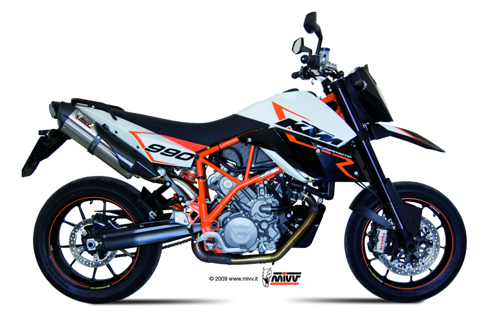 mivv-suono-kt-005-l7-scarico-slip-on-acciaio-per-ktm-990-supermoto-r-2007-2020 image 2