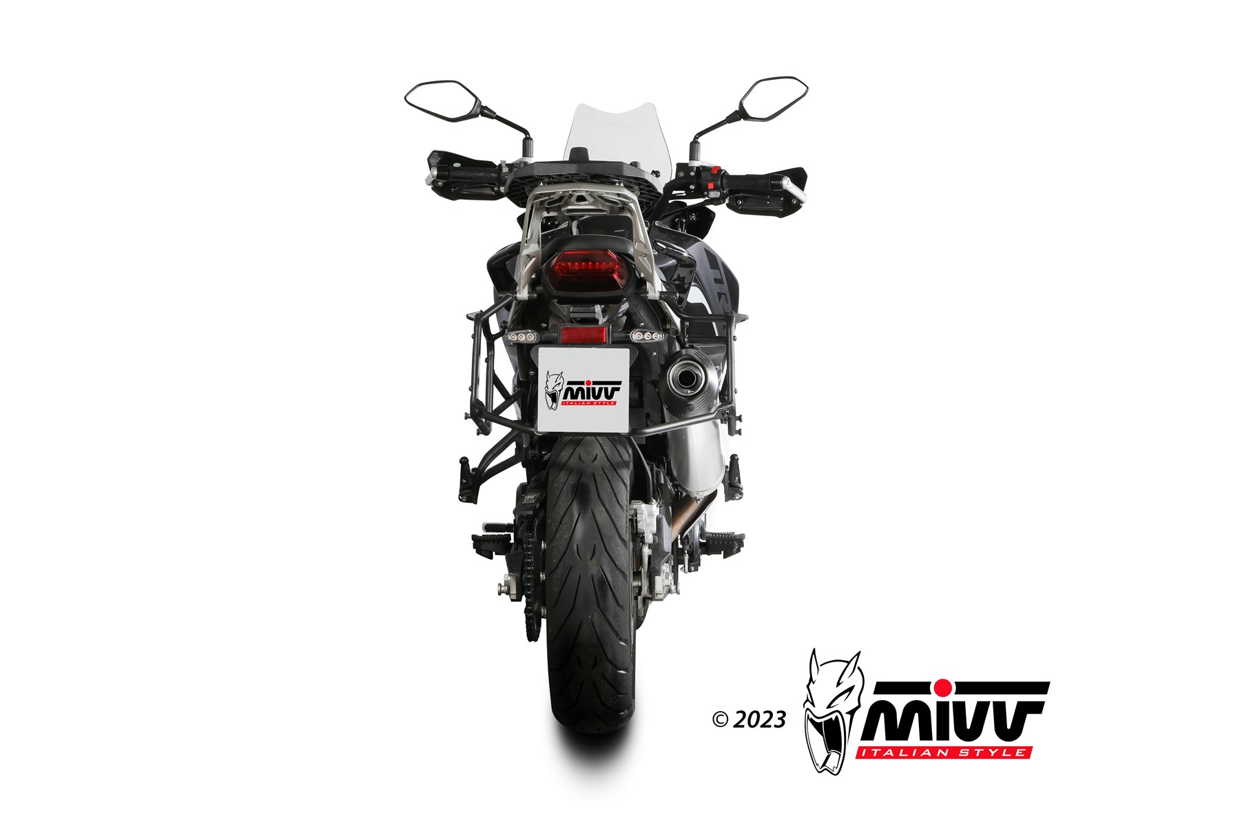 mivv-oval-e-012-lx2c-scarico-slip-on-acciaio-per-benelli-trk-702-x-2023-2024 image 4
