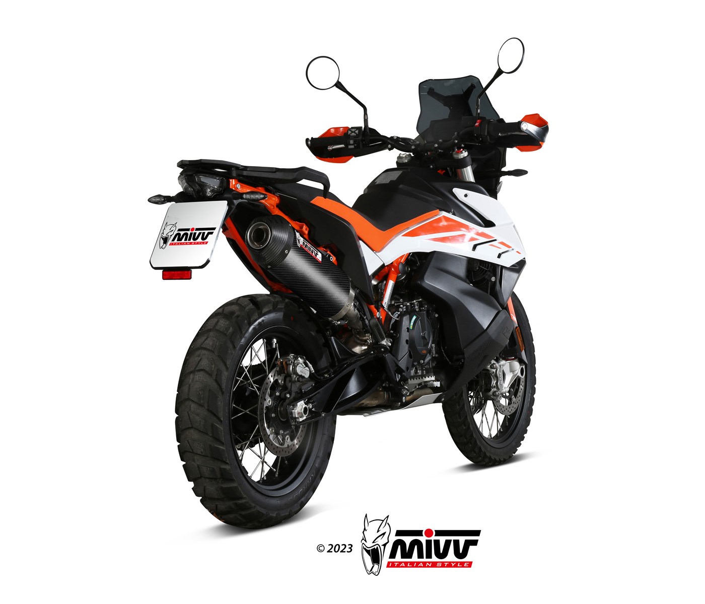 mivv-oval-kt-021-lec-carbonio-slip-on-per-ktm-790-adventure-2019-2020 image 3
