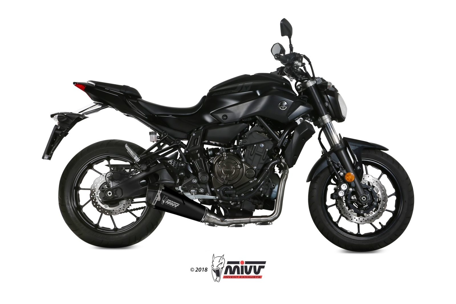 mivv-delta-race-y-044-ldrb-slip-on-nero-per-yamaha-mt-07-fz-07-2014-2020 image 2
