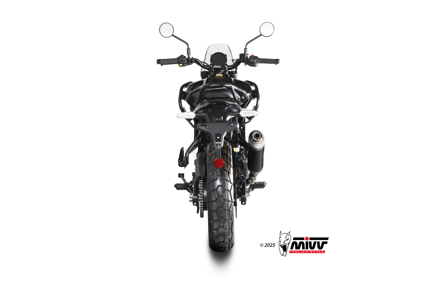 mivv-dakar-re-006-ldkb-scarico-slip-on-black-per-royal-enfield-himalayan-2024 image 4