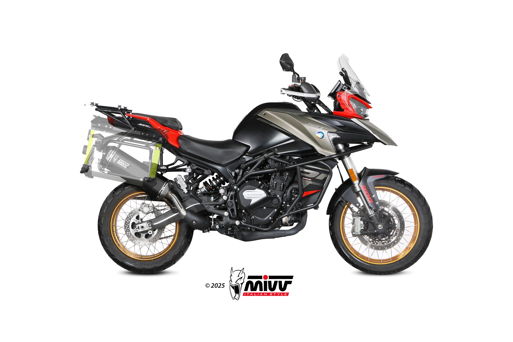 mivv-speed-edge-qj-002-lrb-scarico-nero-per-qj-motor-srt-800-s-x-sx-2024 image 2