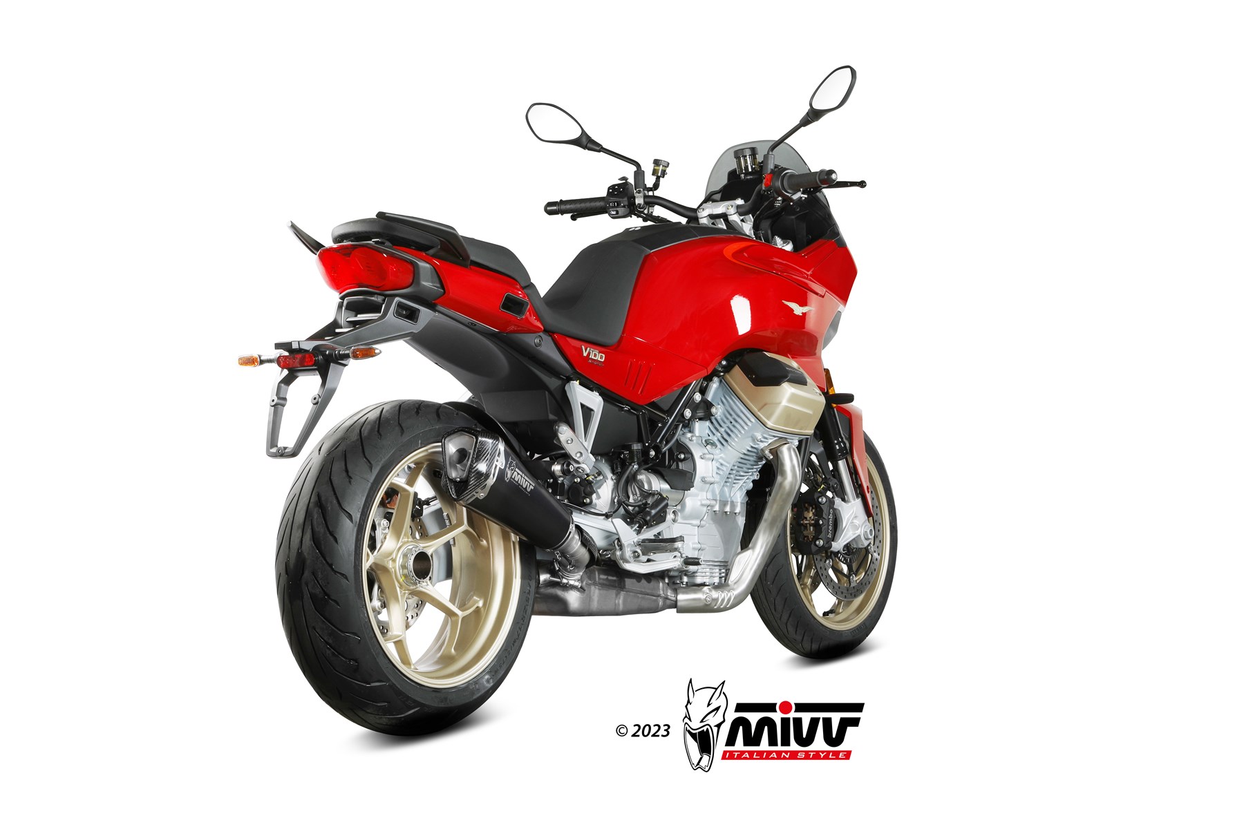 mivv-delta-race-slip-on-m-015-ldrb-per-moto-guzzi-v100-mandello-2022-2024 image 3