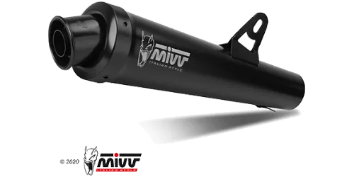 mivv-x-cone-h-020-lc3b-scarico-slip-on-black-moon-per-honda-hornet-600-2003-2006 image 1