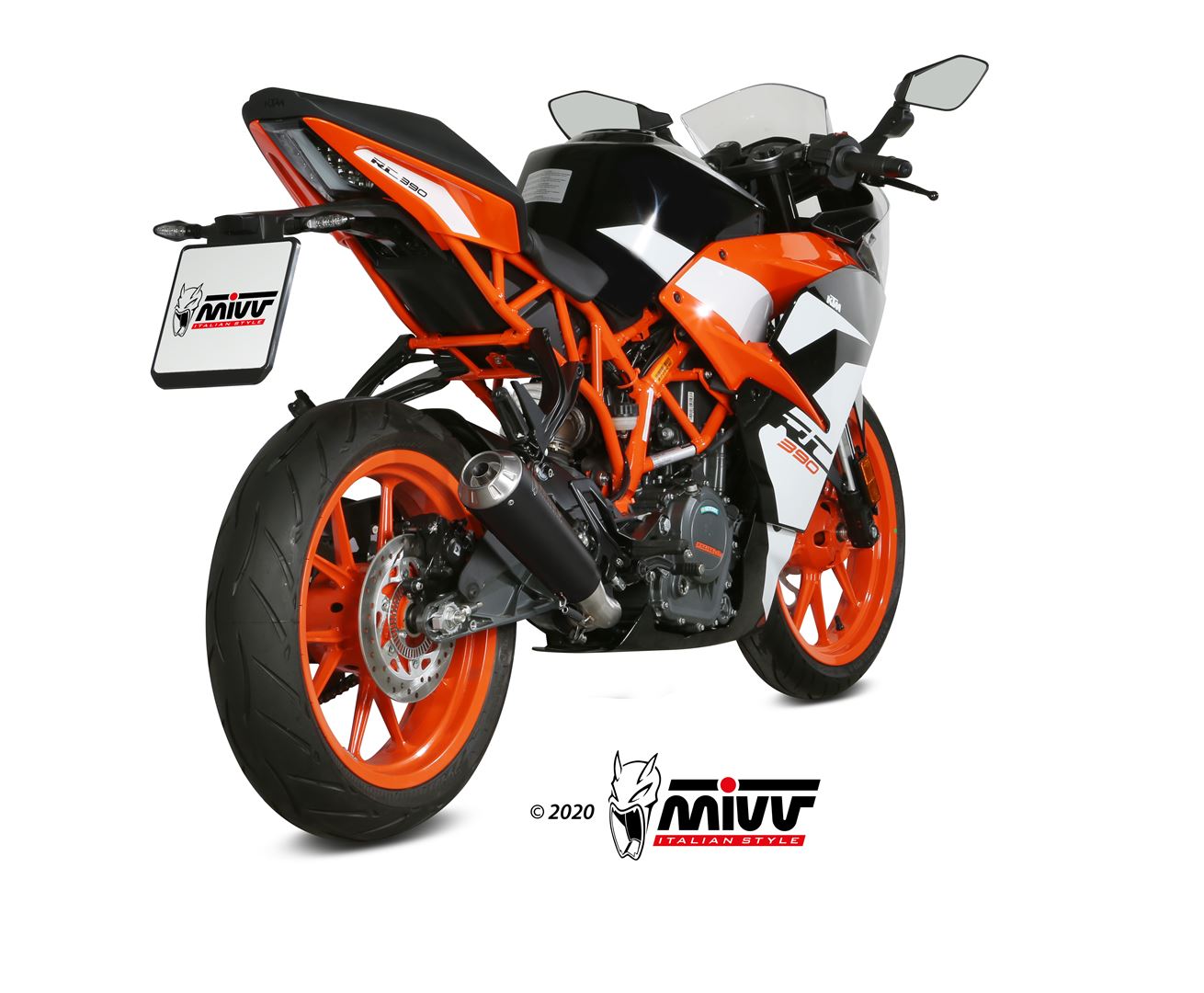 mivv-kt-019-lc4b-x-m1-black-slip-on-per-ktm-rc-390-2017-2020 image 3