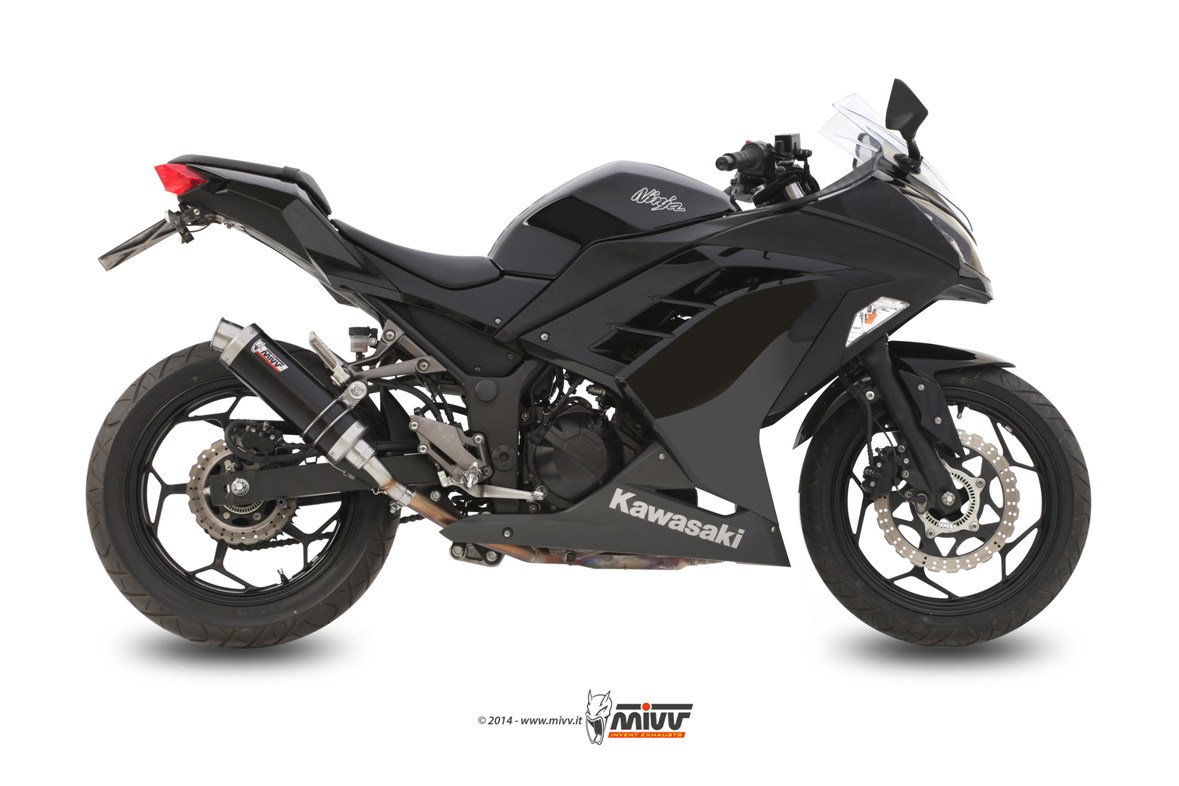 mivv-k-038-lxb-scarico-slip-on-gp-black-moon-per-kawasaki-ninja-300-2013-2020 image 2