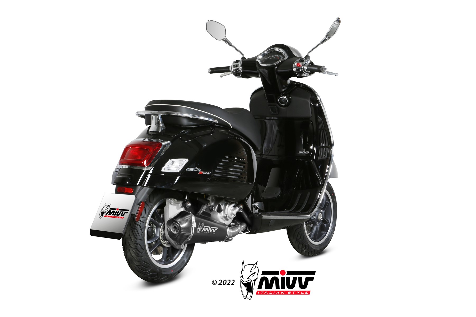 mivv-delta-race-slip-on-per-piaggio-vespa-gts-300-2021-2024 image 3