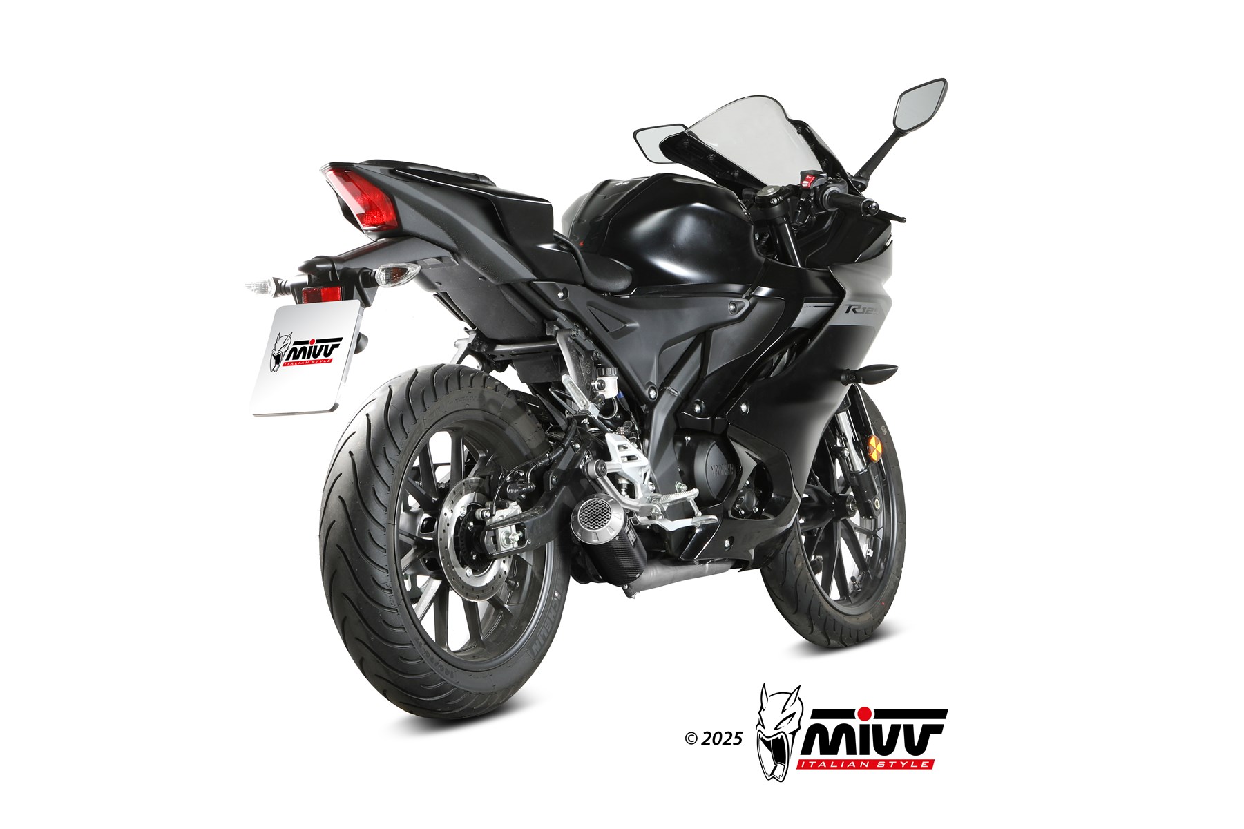 mivv-mk3-y-067-sm3c-scarico-slip-on-carbonio-per-yamaha-yzf-r125-2025-2026 image 3