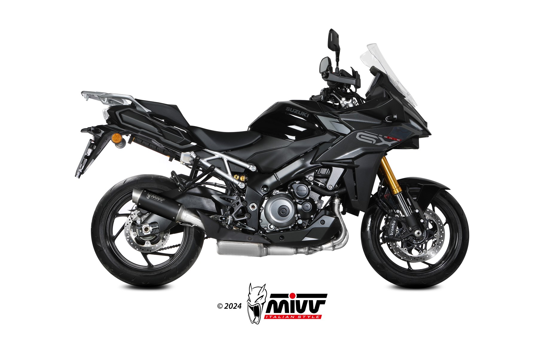 mivv-gp-pro-s-065-lxbp-scarico-slip-on-black-per-suzuki-gsx-s-1000-gx-2024 image 2