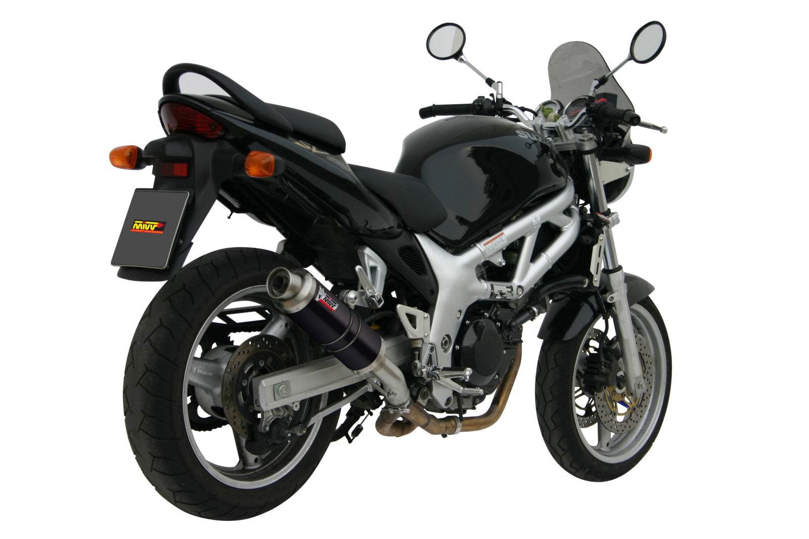 mivv-s-004-lxb-scarico-slip-on-x-m1-black-moon-per-suzuki-sv-650-1999-2002 image 2