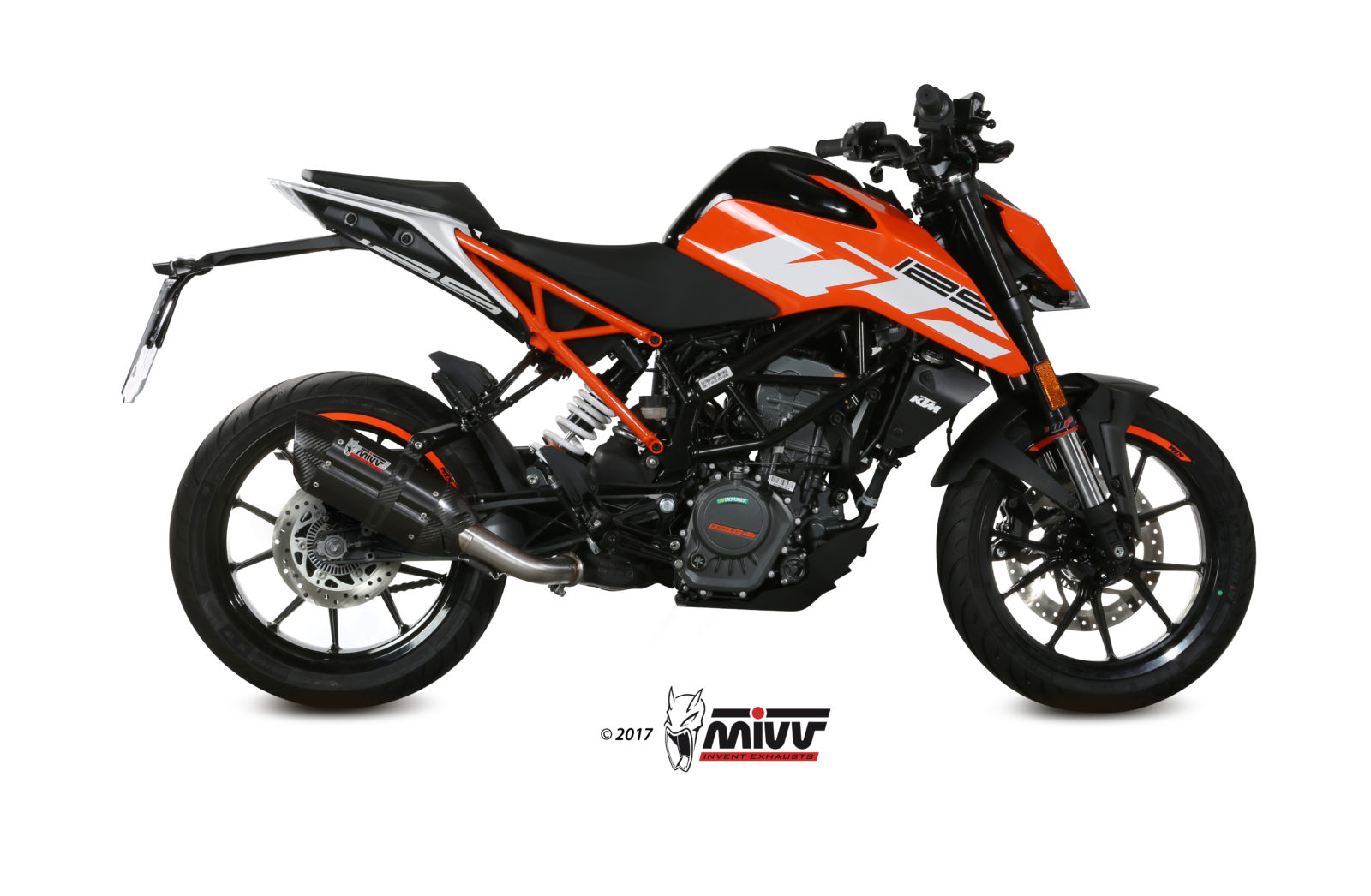 mivv-suono-black-scarico-slip-on-per-ktm-125-duke-2017-2020 image 2