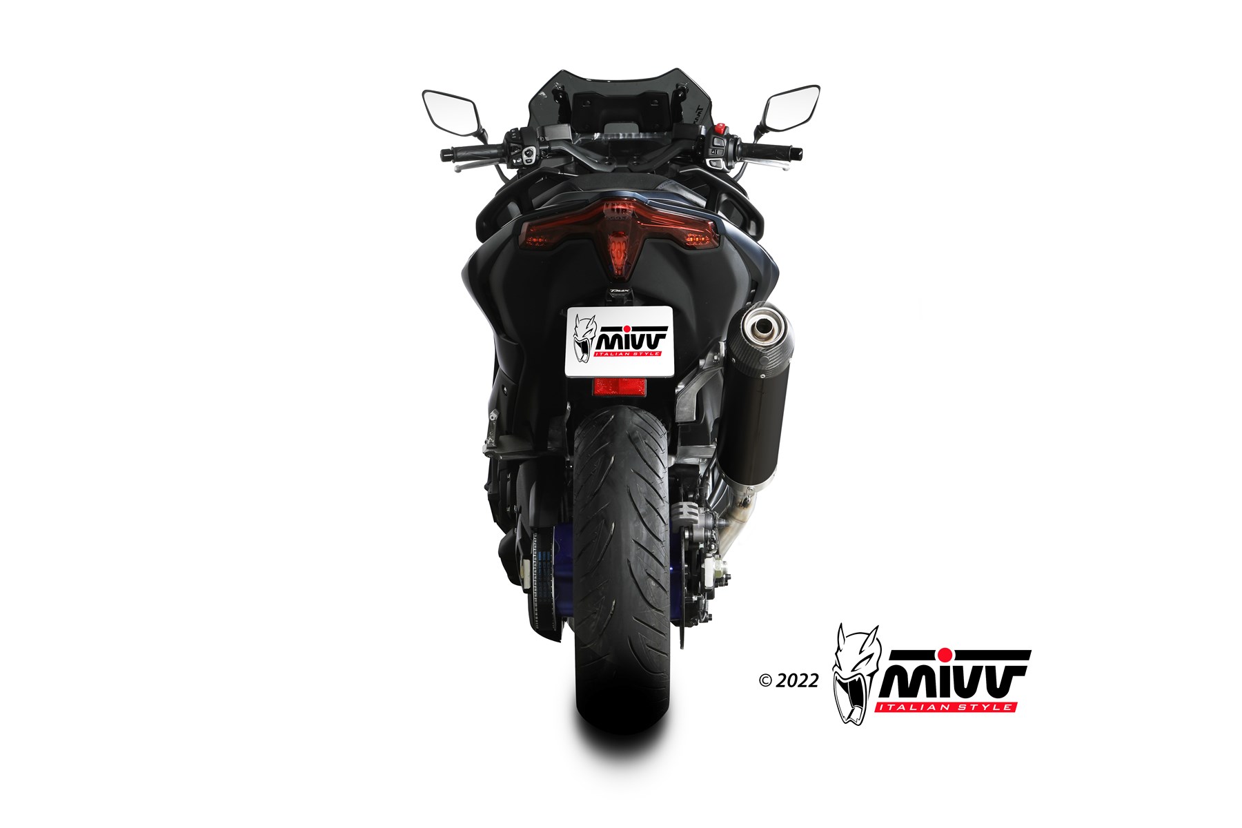 mivv-oval-y-073-lvc-scarico-nero-per-yamaha-t-max-560-2022-2024 image 4