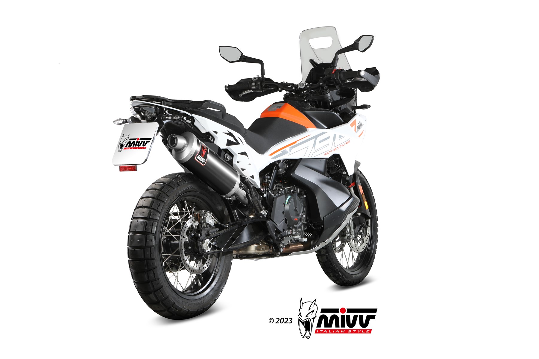 mivv-kt-021-lekb-scarico-slip-on-dakar-black-ktm-790-adventure-r-2025-2026 image 3
