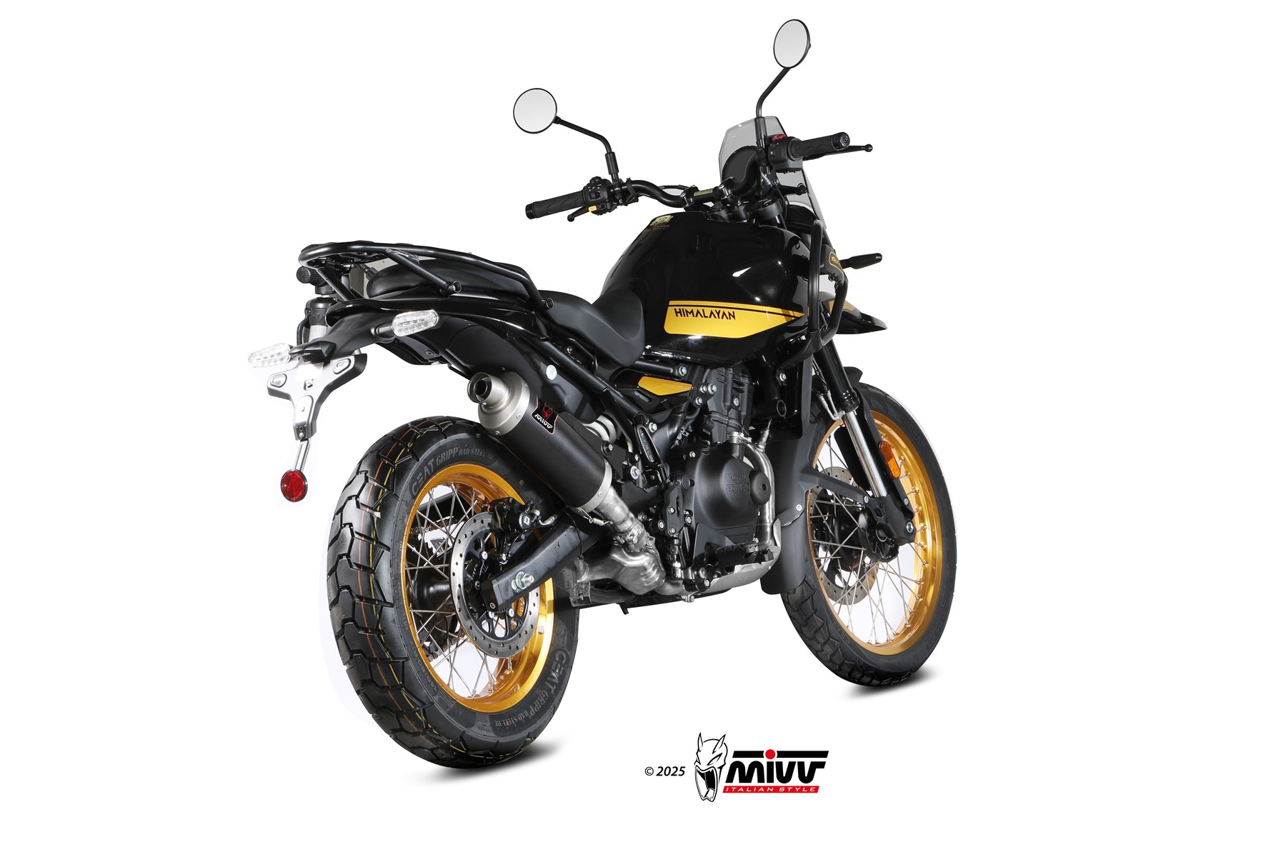 mivv-dakar-re-006-ldkb-scarico-slip-on-black-per-royal-enfield-himalayan-2024 image 3