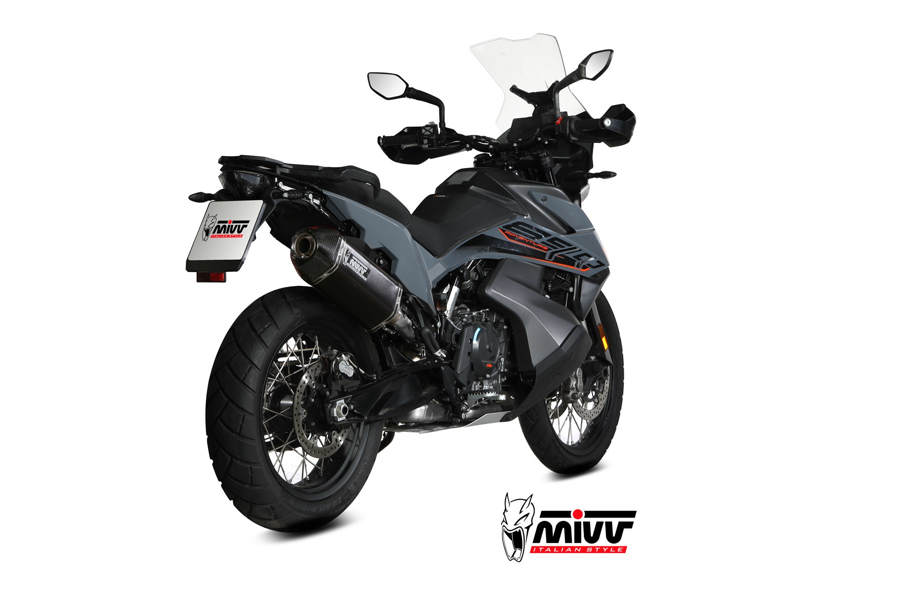 mivv-speed-edge-scarico-slip-on-kt-021-lrb-per-ktm-890-adventure-r-2025-2026 image 3