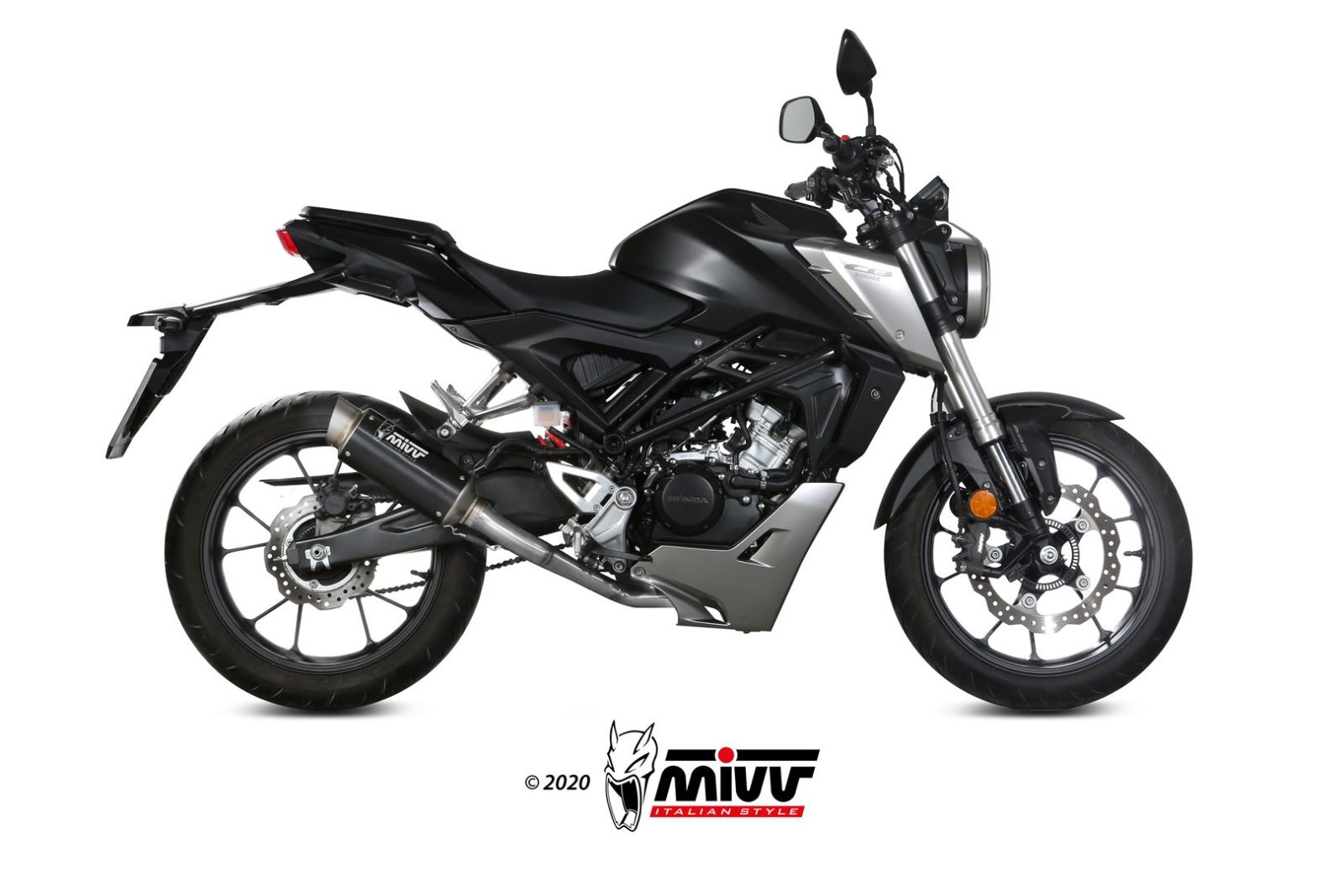 mivv-gp-pro-scarico-slip-on-per-honda-cb-125-r-2018-2020-nero-h-074-lxbp image 2