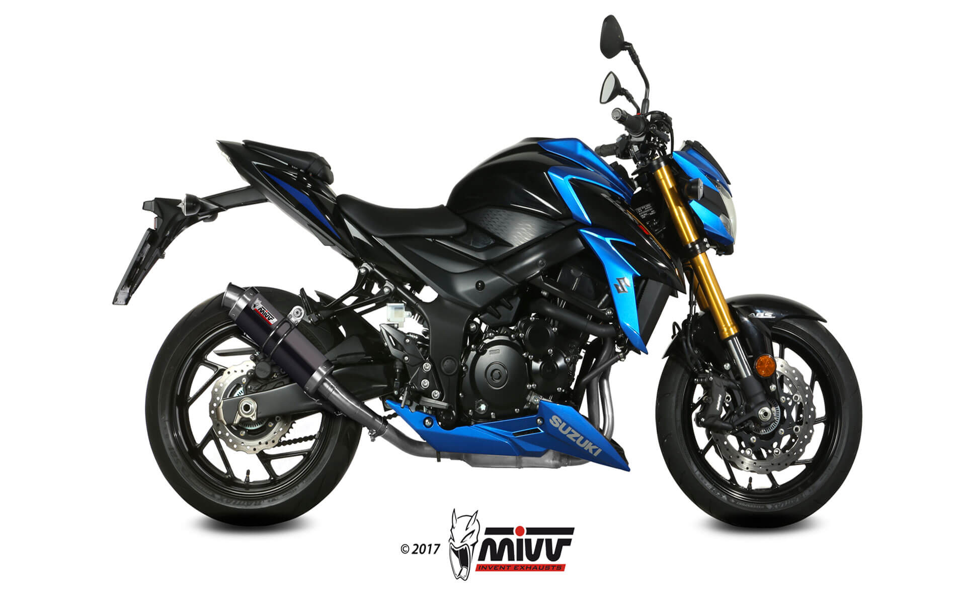 mivv-gp-s-048-lxb-slip-on-black-moon-per-suzuki-gsx-s-750-2017-2020 image 2