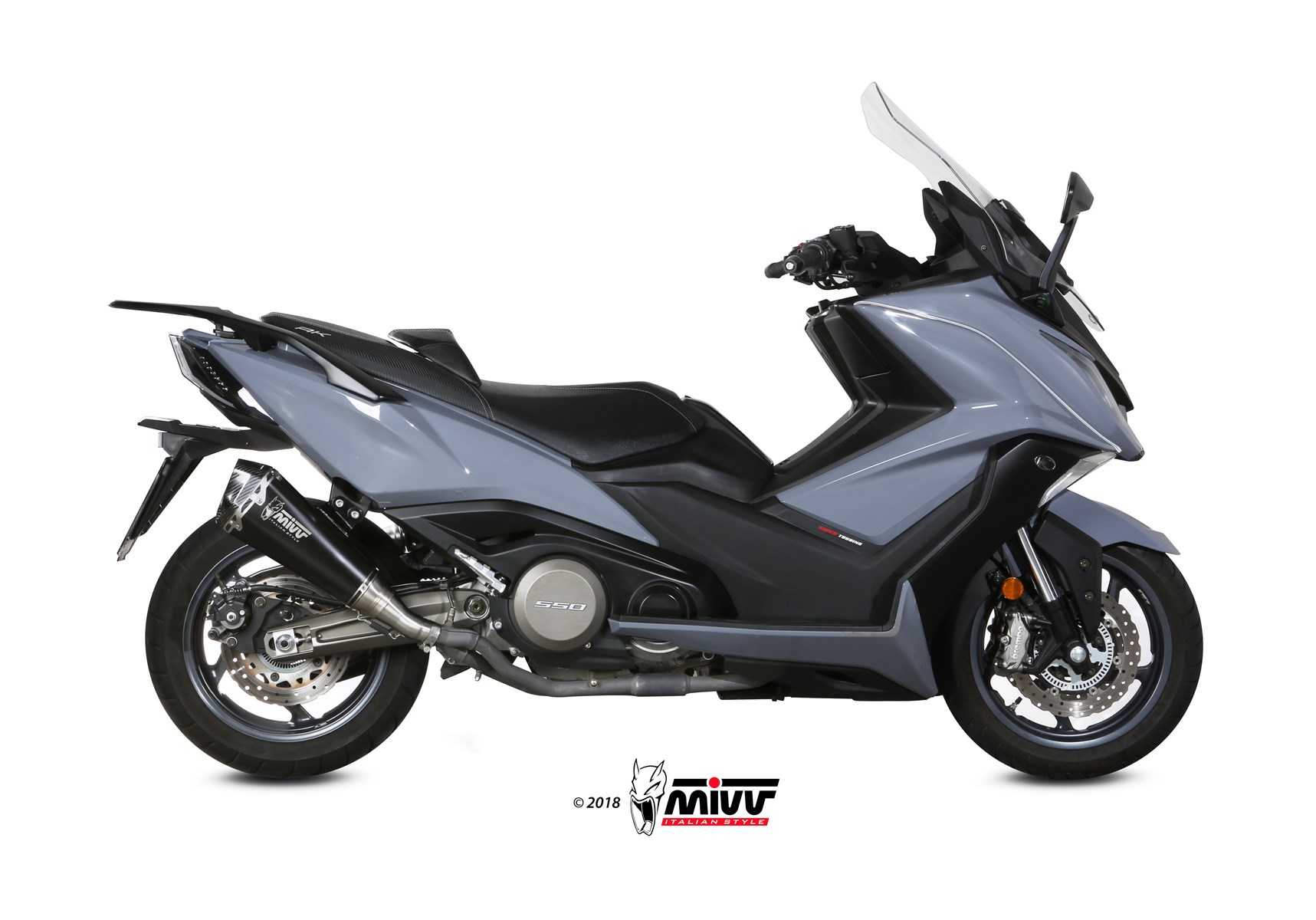 mivv-o-008-ldrb-scarico-slip-on-delta-race-per-kymco-ak-550-2017-2020 image 2