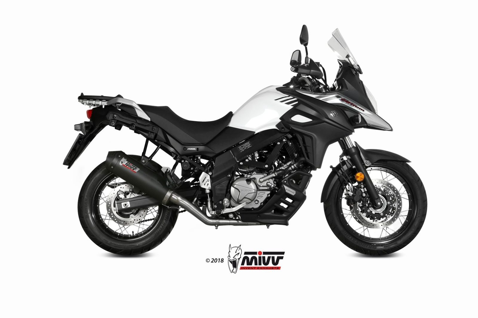 mivv-oval-s-049-lec-scarico-slip-on-carbonio-per-suzuki-v-strom-650-2017-2024 image 2