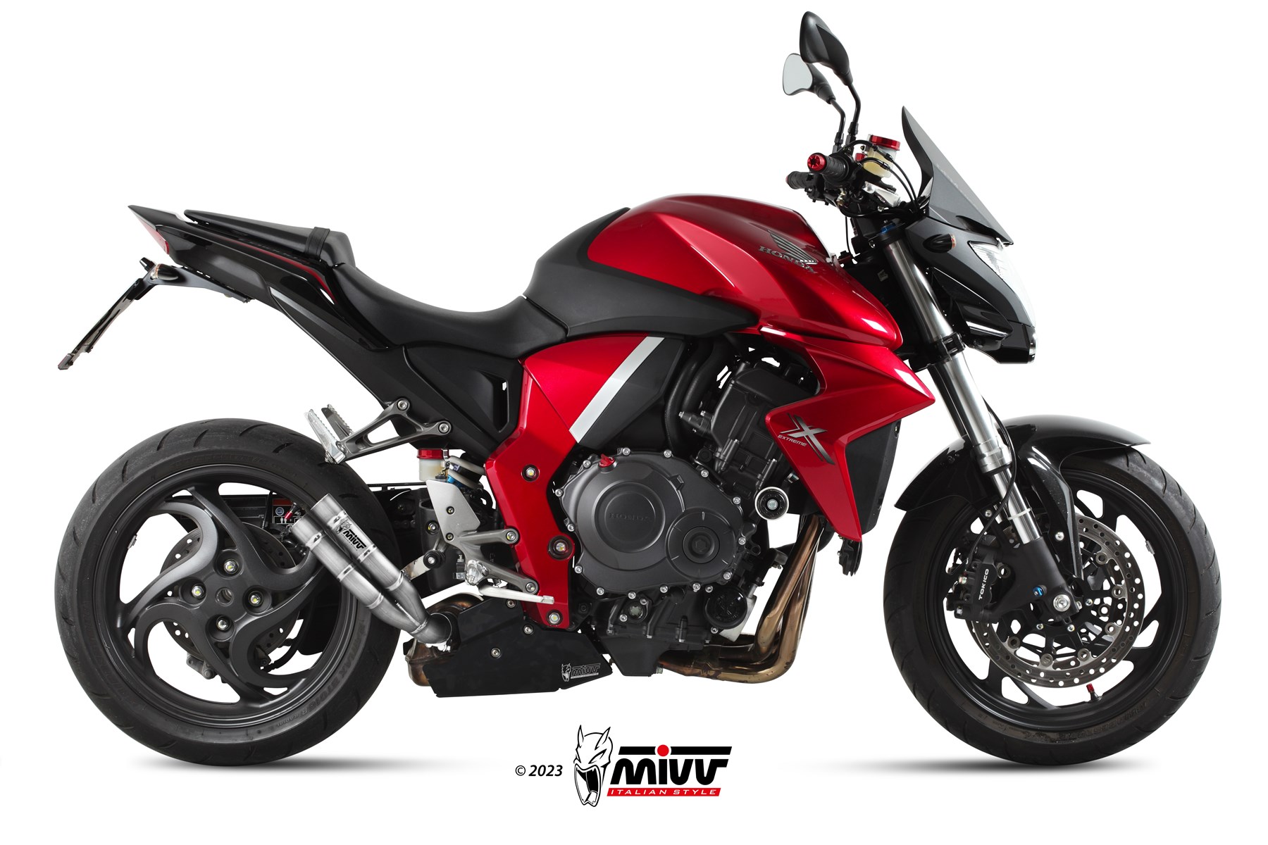 scarico-mivv-double-gun-h-041-ldgx-per-honda-cb-1000-r-2008-2017 image 2