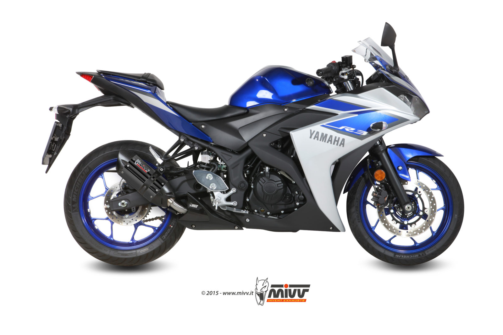 mivv-y-048-l9-scarico-slip-on-suono-nero-per-yamaha-yzf-r3-2015-2024 image 2