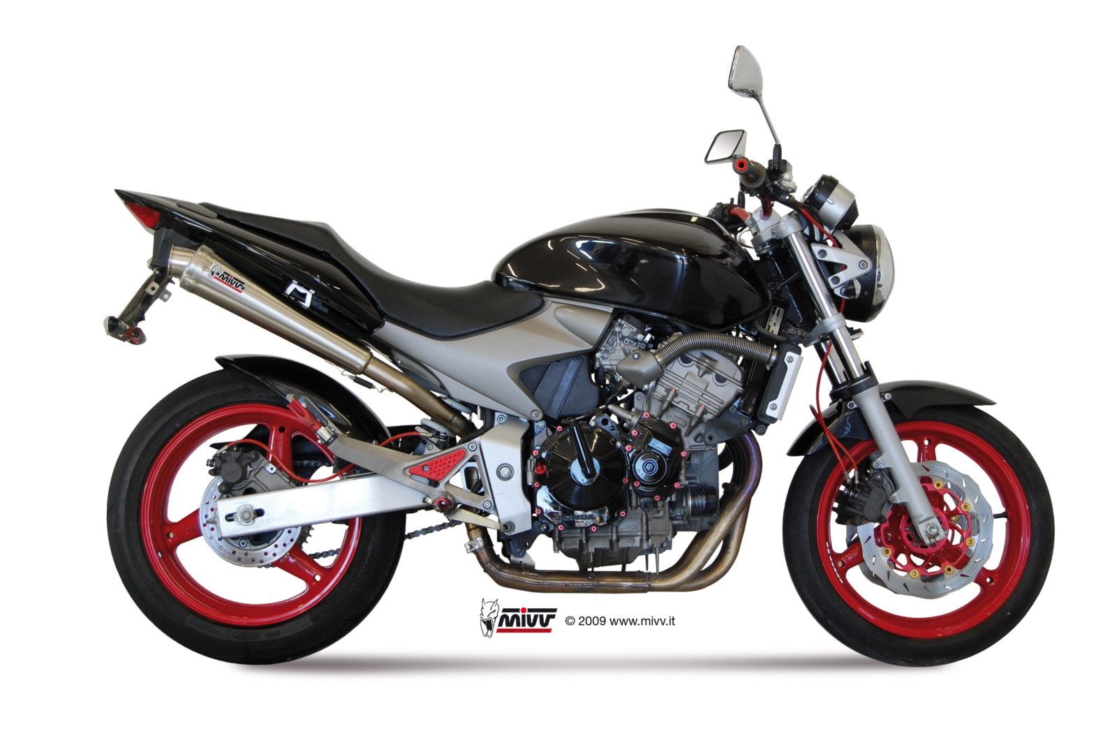 mivv-x-cone-h-020-lc3-scarico-slip-on-inox-per-honda-hornet-600-2003-2006 image 2