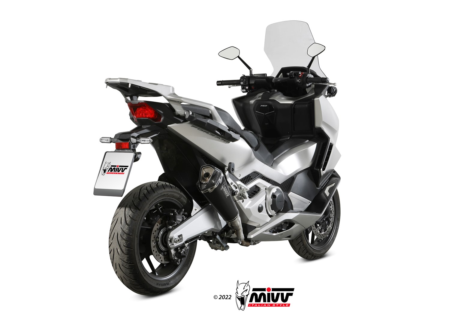 mivv-delta-race-scarico-slip-on-per-honda-forza-750-2021-2024 image 3
