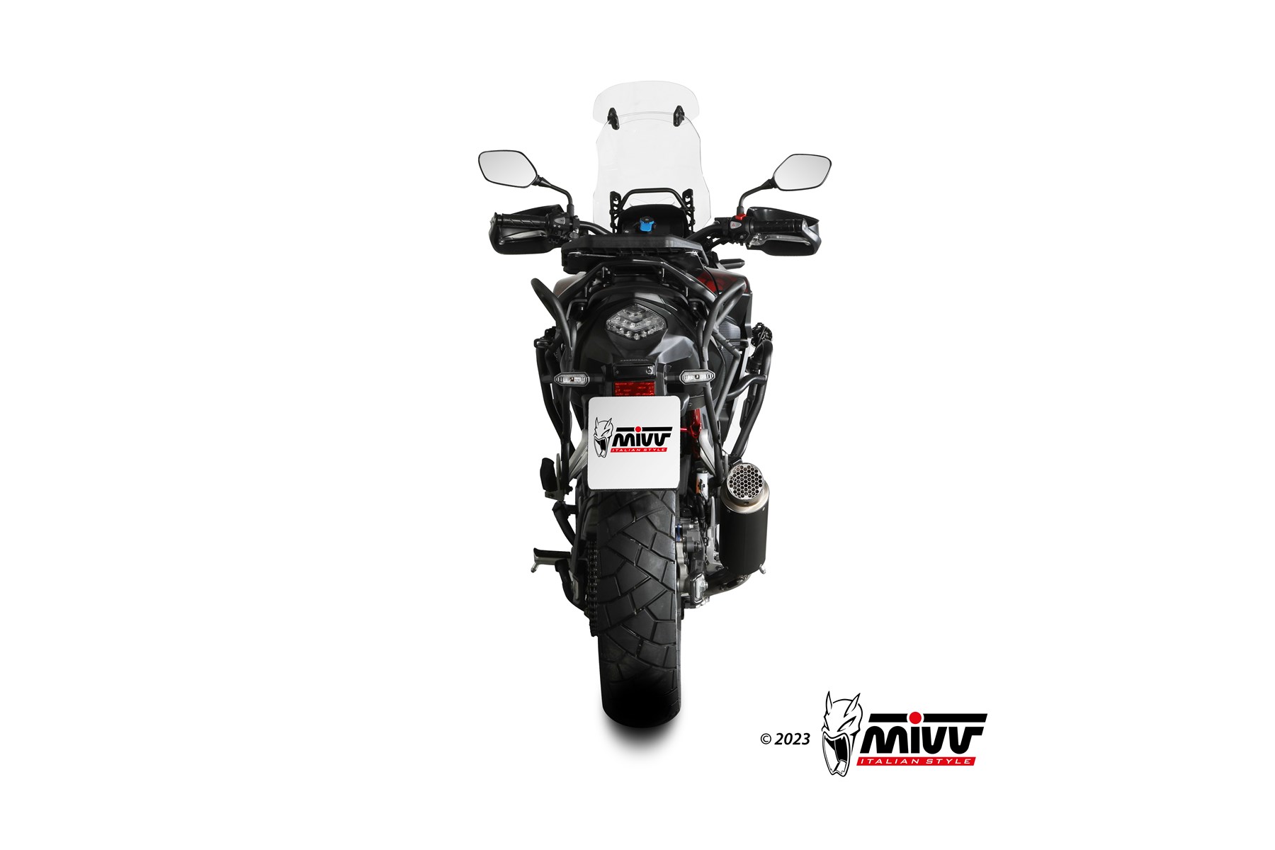 mivv-h-084-lxbp-scarico-slip-on-gp-pro-black-per-honda-cb-500-x-2021-2024 image 4