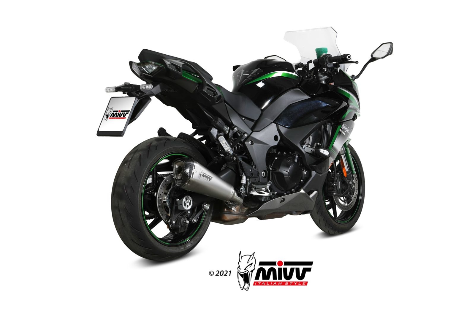 mivv-delta-race-k-054-ldrx-slip-on-per-kawasaki-ninja-1000-sx-tourer-2025 image 3