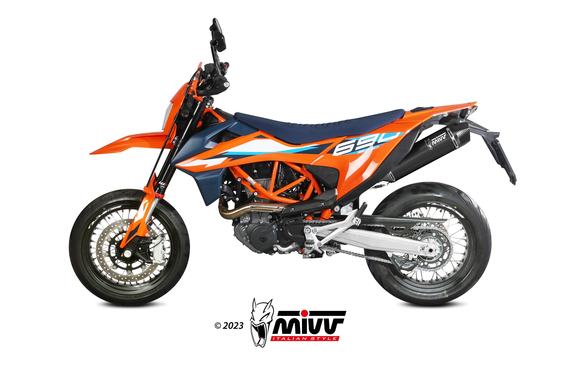 mivv-str-1-m-kt-032-lxbc-in-inox-carbonio-per-ktm-690-smc-r-2021-2024 image 2