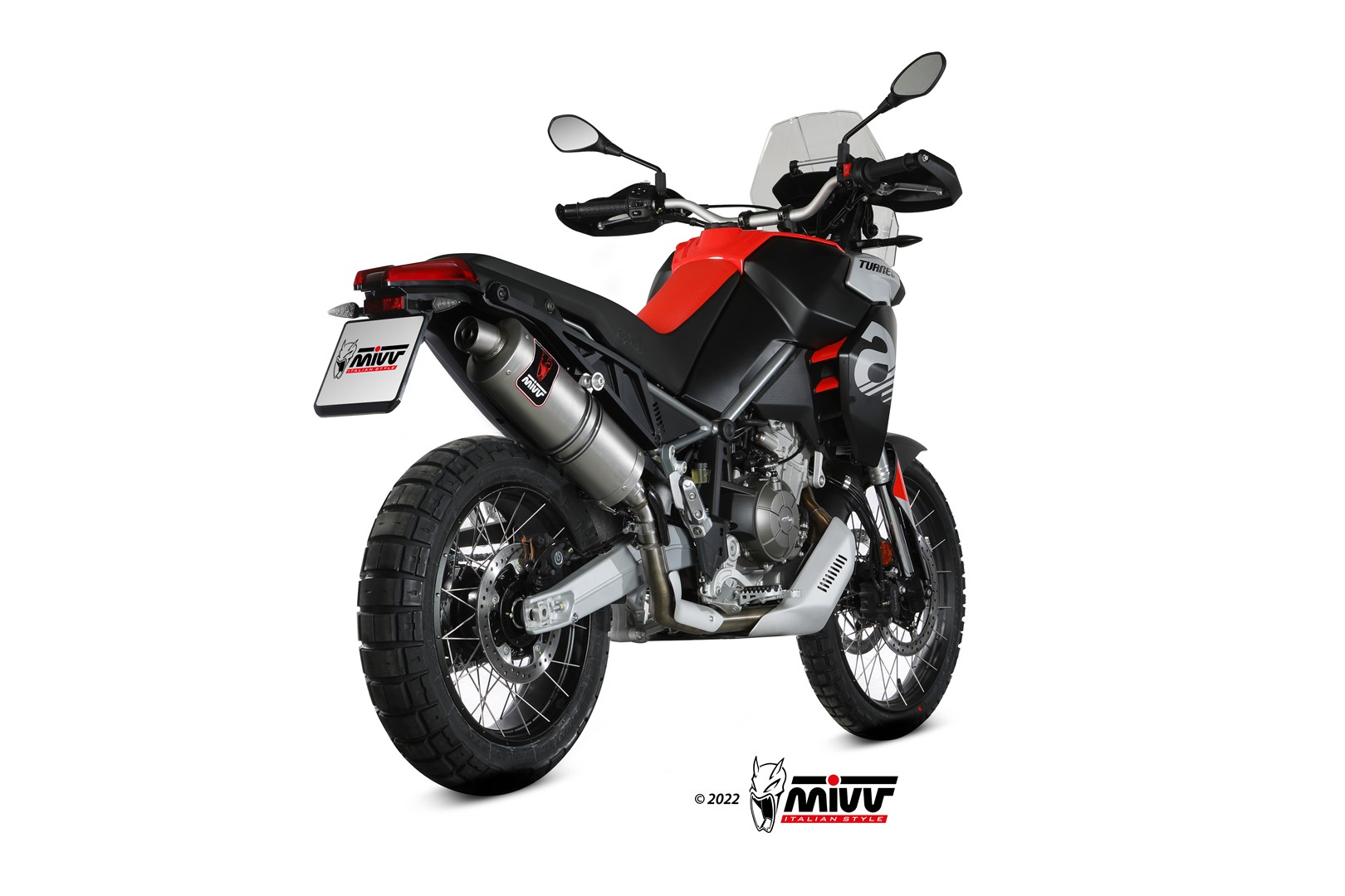 mivv-a-017-lekx-scarico-slip-on-dakar-acciaio-per-aprilia-tuareg-660-2022-2024 image 3